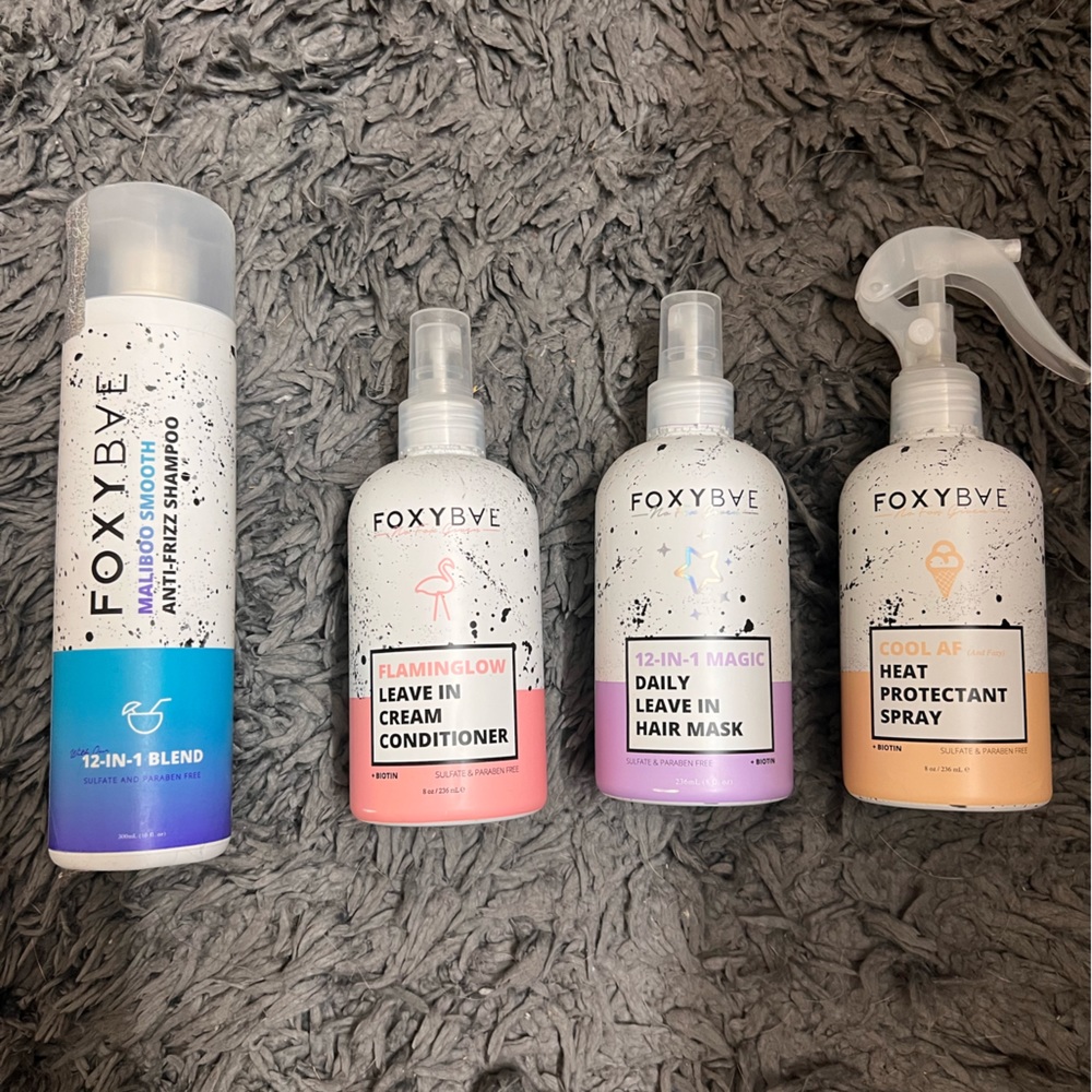 Foxybae Set of 4 Hair Care Products